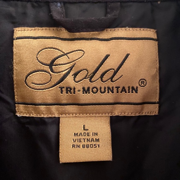 🏌️Gold Tri Mountain Men’s Golf Pullover Jacket🏌️ - Picture 3 of 4